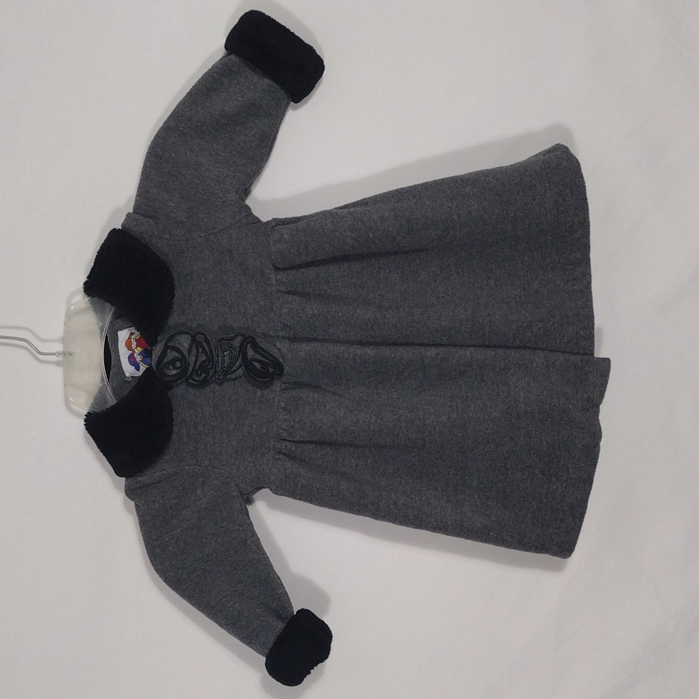 Pete's Partner Goodlad Toddler Coat Toddler Size 18 month Gray & Black Peacoat